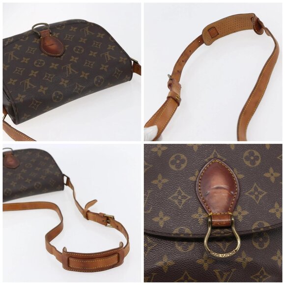 LOUIS VUITTON Monogram Saint Cloud GM Shoulder Bag M51242 LV Auth 146821 - Picture 16 of 16